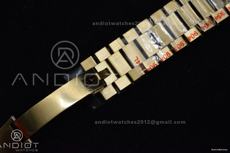 Bracelet 723 GMF GoAnywhere Gold V Diamond YG DayDate 904L Weight On A3255 Markers 40 Steel Gain Dial President 0201